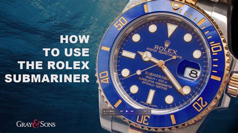 rolex submariner rotating bezel